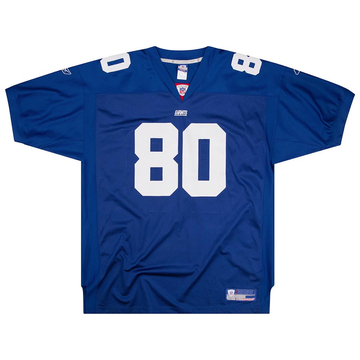2002-04 New York Giants Shockey #80 Authentic Reebok Jersey (Home) 3XL