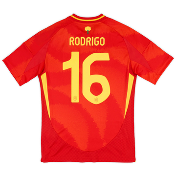 2024-25 Spain Home Shirt Rodrigo #16 (KIDS)