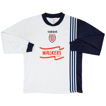 1994 England Schools' FA Match Issue Home L/S Shirt #7