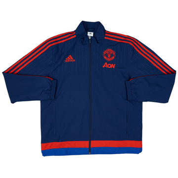 2015-16 Manchester United adidas Track Jacket - 8/10 - (L)