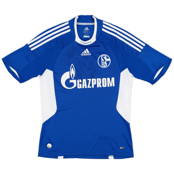 2008-10 Schalke Signed Home Shirt - 5/10 - (S)