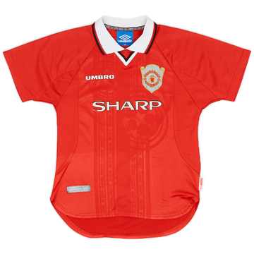 1997-00 Manchester United CL Shirt - 6/10 - (L.Boys)