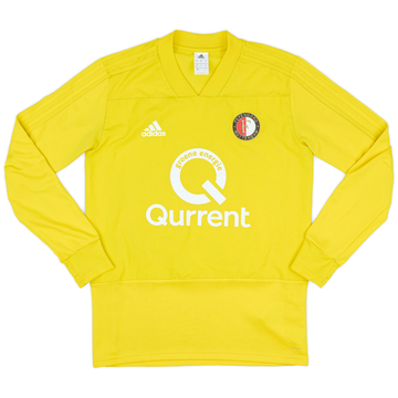 2017-18 Feyenoord adidas Drill Top - 9/10 - (M)
