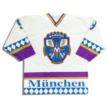 1999-00 Munich Barons Smazal #9 Jersey (Home) L