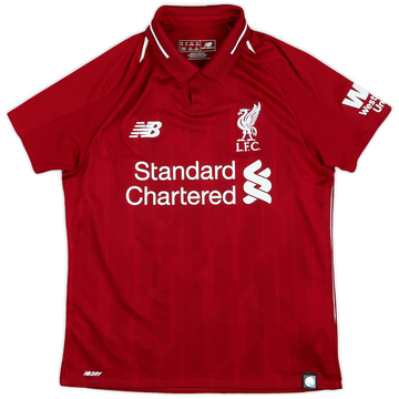 2018-19 Liverpool Home Shirt - 10/10 - (M.Boys)