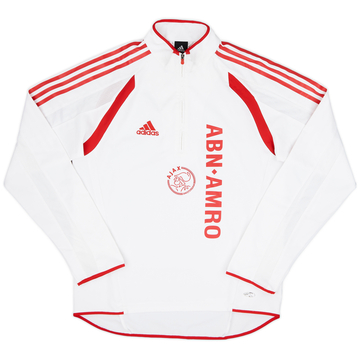 2005-06 Ajax adidas 1/4 Zip Training Top - 8/10 - (S)