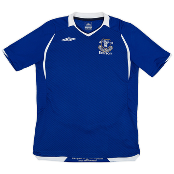 2008-09 Everton Home Shirt - 8/10 - (L.Boys)