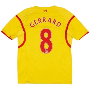 2014-15 Liverpool Away Shirt Gerrard #8 - 6/10 - (M)