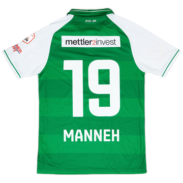 2018-19 St Gallen Match Issue Home Shirt Manneh #19