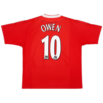 2002-04 Liverpool Home Shirt Owen #10 - 3/10 - (XL)