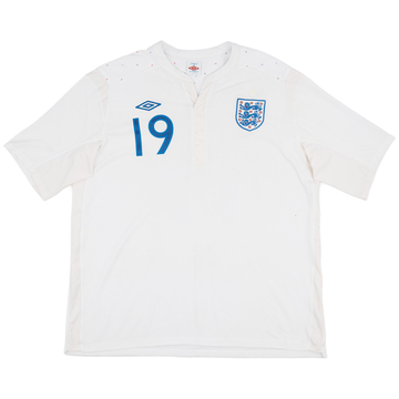 2010-11 England Home Shirt #19 - 7/10 - (XXL)