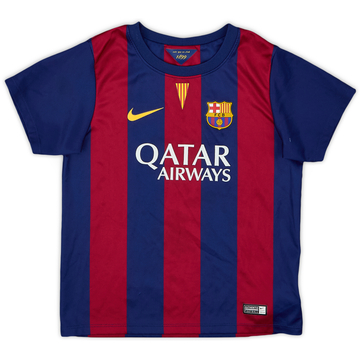 2014-15 Barcelona Home Shirt - 8/10 - (5-6 Years)