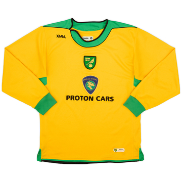 2005-06 Norwich Home L/S Shirt - 8/10 - (S)