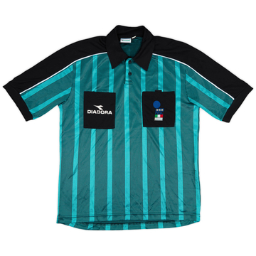 1990s Italy FIGC Diadora Referee Shirt - 7/10 - (XL)