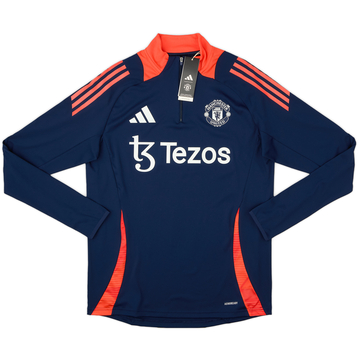 2024-25 Manchester United adidas 1/4 Zip Training Top