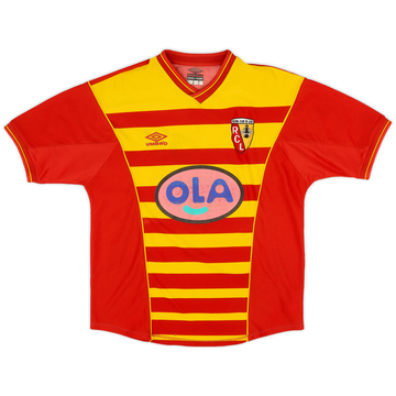 2000-01 Lens Signed Home Shirt - 4/10 - (M)