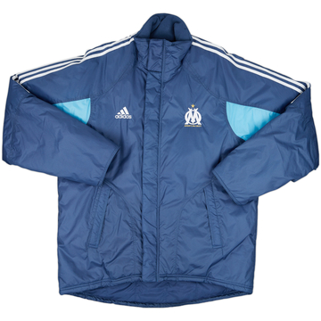 2004-05 Olympique Marseille adidas Padded Bench Coat - 8/10 - (L/XL)