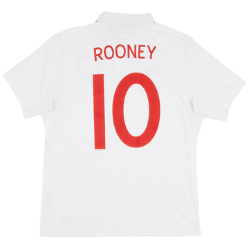 2009-10 England Home Shirt Rooney #10 - 7/10 - (L)