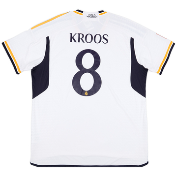 2023-24 Real Madrid Authentic Home Shirt Kroos #8 - 9/10 - (XXL)