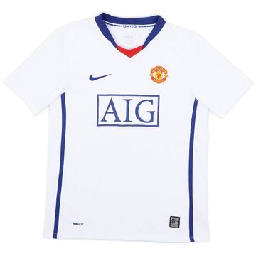 2008-10 Manchester United Away Shirt - 6/10 - (L.Boys)