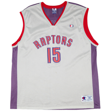 1999-02 Toronto Raptors Carter #15 Champion Jersey (Alternate) XL