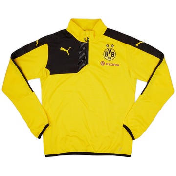 2015-16 Borussia Dortmund Puma 1/4 Zip Drill Top - 8/10 - (M)