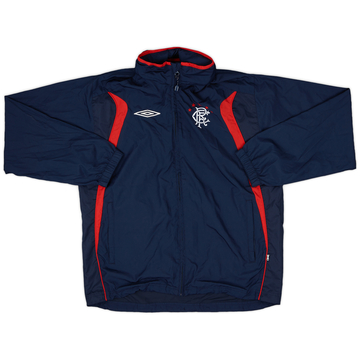 2008-09 Rangers Umbro Hooded Rain Jacket - 8/10 - (L)