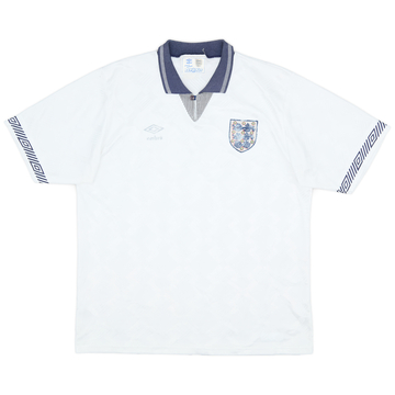 1990-92 England Home Shirt - 4/10 - (L)