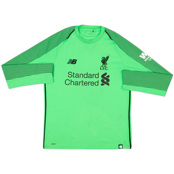 2018-19 Liverpool GK Shirt - 7/10 - (XL.Boys)