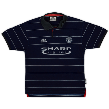 1999-00 Manchester United Away Shirt - 7/10 - (S.Boys)