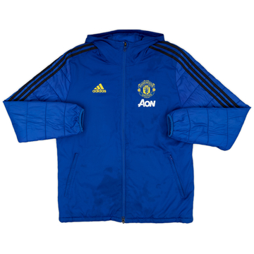 2019-20 Manchester United adidas Padded Bench Coat - 6/10 - (M)