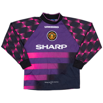 1996-97 Manchester United GK Shirt - 5/10 - (Y)