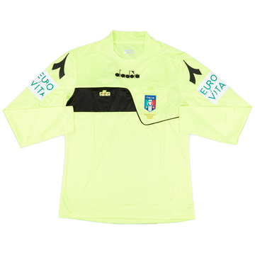 2018-19 Italy Diadora Referee L/S Shirt - 9/10 - (M)