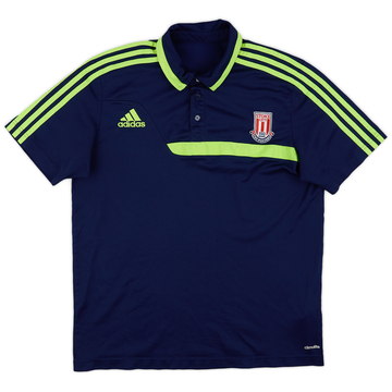 2013-14 Stoke adidas Polo Shirt - 6/10 - (M)
