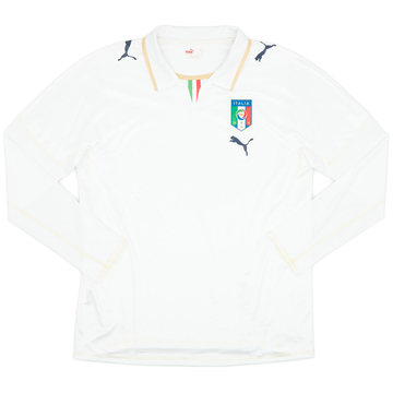 2007-08 Italy Away L/S Shirt - 9/10 - (XL)