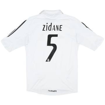 2005-06 Real Madrid Home Shirt Zidane #5 - 5/10 - (S)