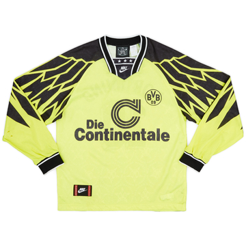 1994-95 Borussia Dortmund Home L/S Shirt #10 - 8/10 - (S)