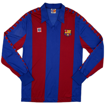 1984-89 Barcelona Home L/S Shirt - 5/10 - (M)