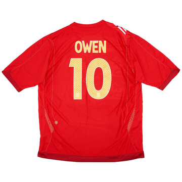 2006-08 England Away Shirt Owen #10 - 8/10 - (XL)