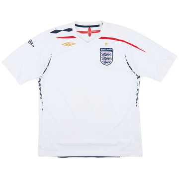 2007-09 England Home Shirt - 5/10 - (L)
