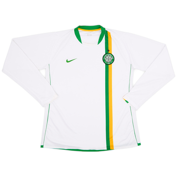 2006-08 Celtic Player Issue European L/S Shirt - 8/10 - (L)
