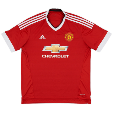 2015-16 Manchester United Home Shirt - 5/10 - (XL)