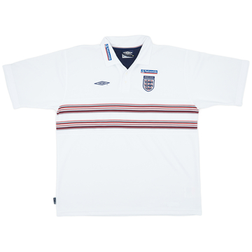2004-05 England Umbro Polo Shirt - 9/10 - (XXL)