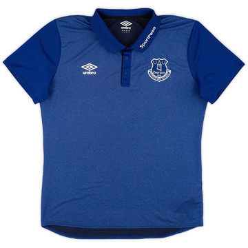 2017-18 Everton Umbro Polo Shirt - 9/10 - (XL)