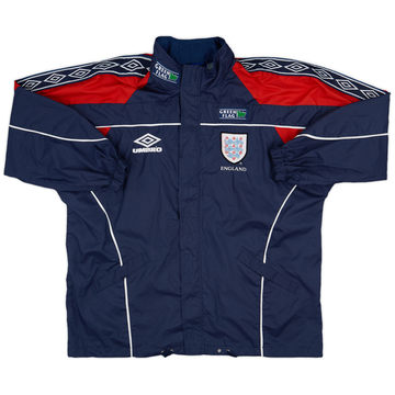 1998-99 England Umbro Hooded Rain Jacket - 7/10 - (L)