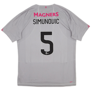 2019-20 Celtic Third Shirt Simunovic #5 (L)