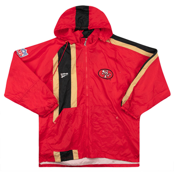 1990s San Francisco 49ers Reebok Rain Jacket XL