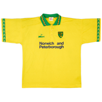1994-96 Norwich Home Shirt - 8/10 - (XL)