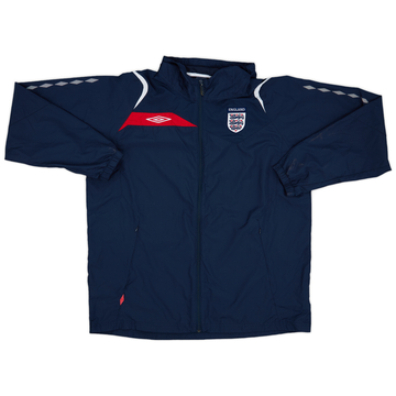 2007-08 England Umbro Hooded Rain Jacket - 9/10 - (XXL)