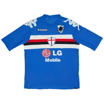 2005-06 Sampdoria European Player Issue Home Shirt - 5/10 - (L)